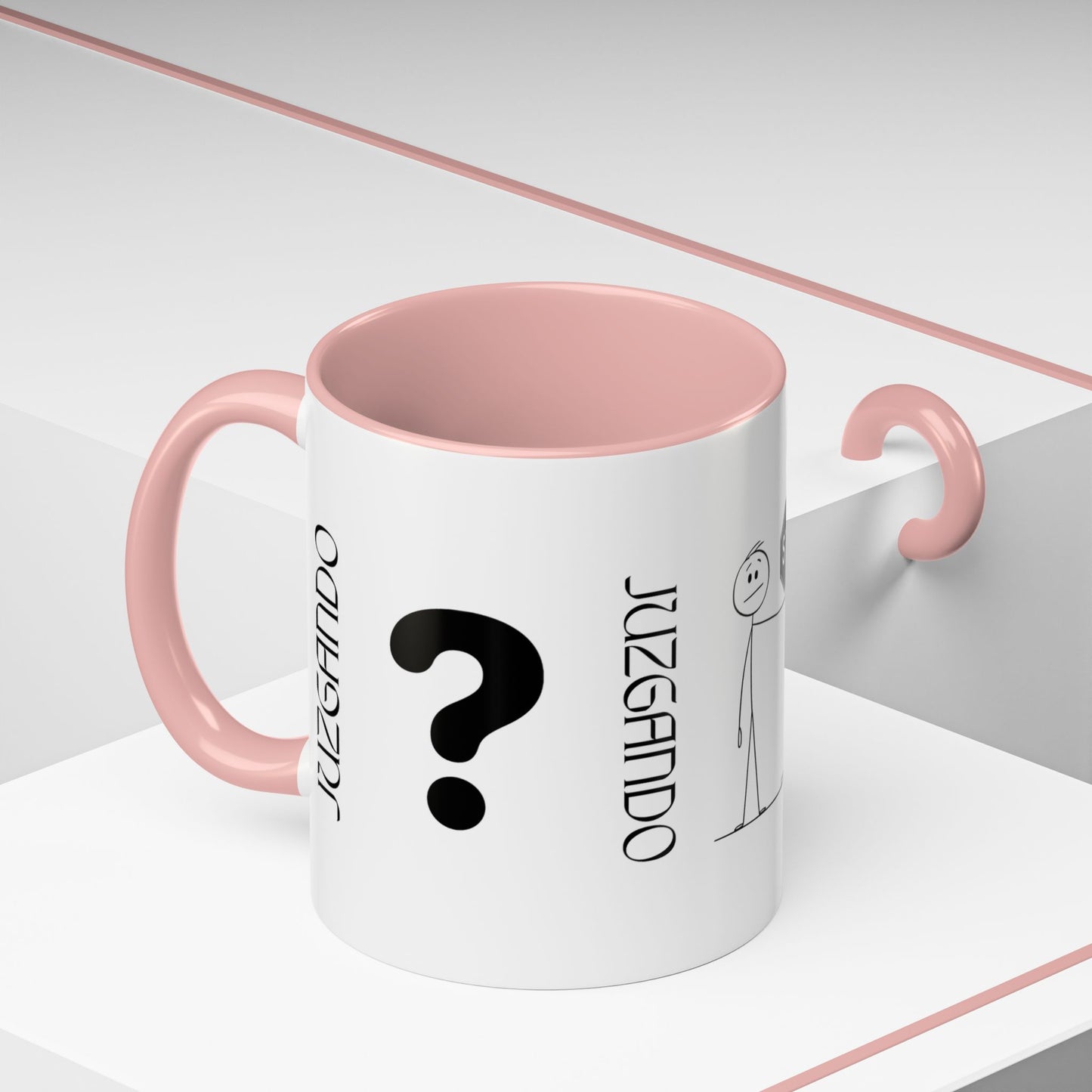 JUZGANDO Coffee Mug for Everyday Laughs, Funny Gift for Coffee Lovers, Quirky Office Mug, Unique Holiday Gift, Playful Drinkware