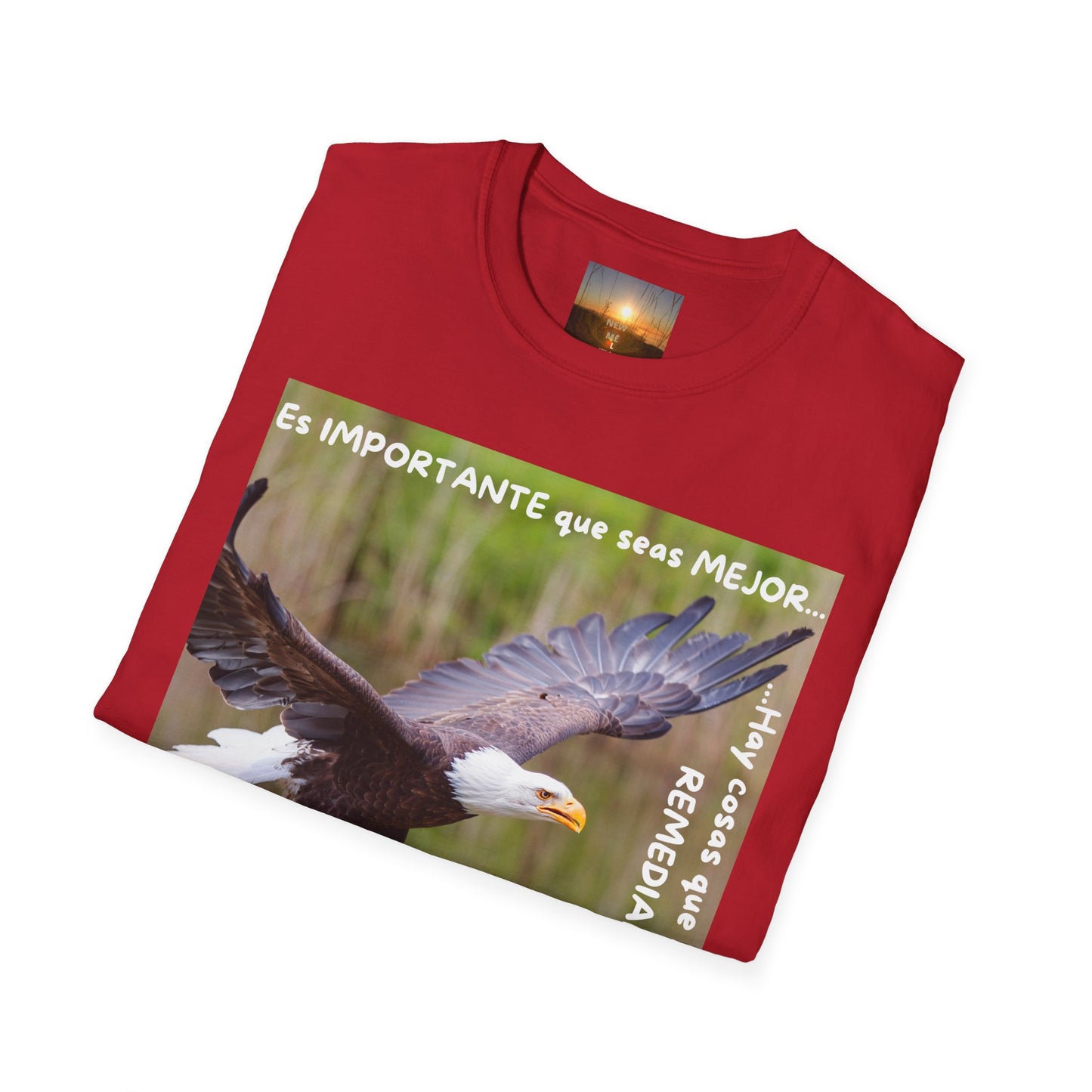 Puedes ser MEJOR Inspirational Eagle T-Shirt, Motivational Aviary Tee, Unisex Graphic Shirt, Perfect Gift for Nature Lovers