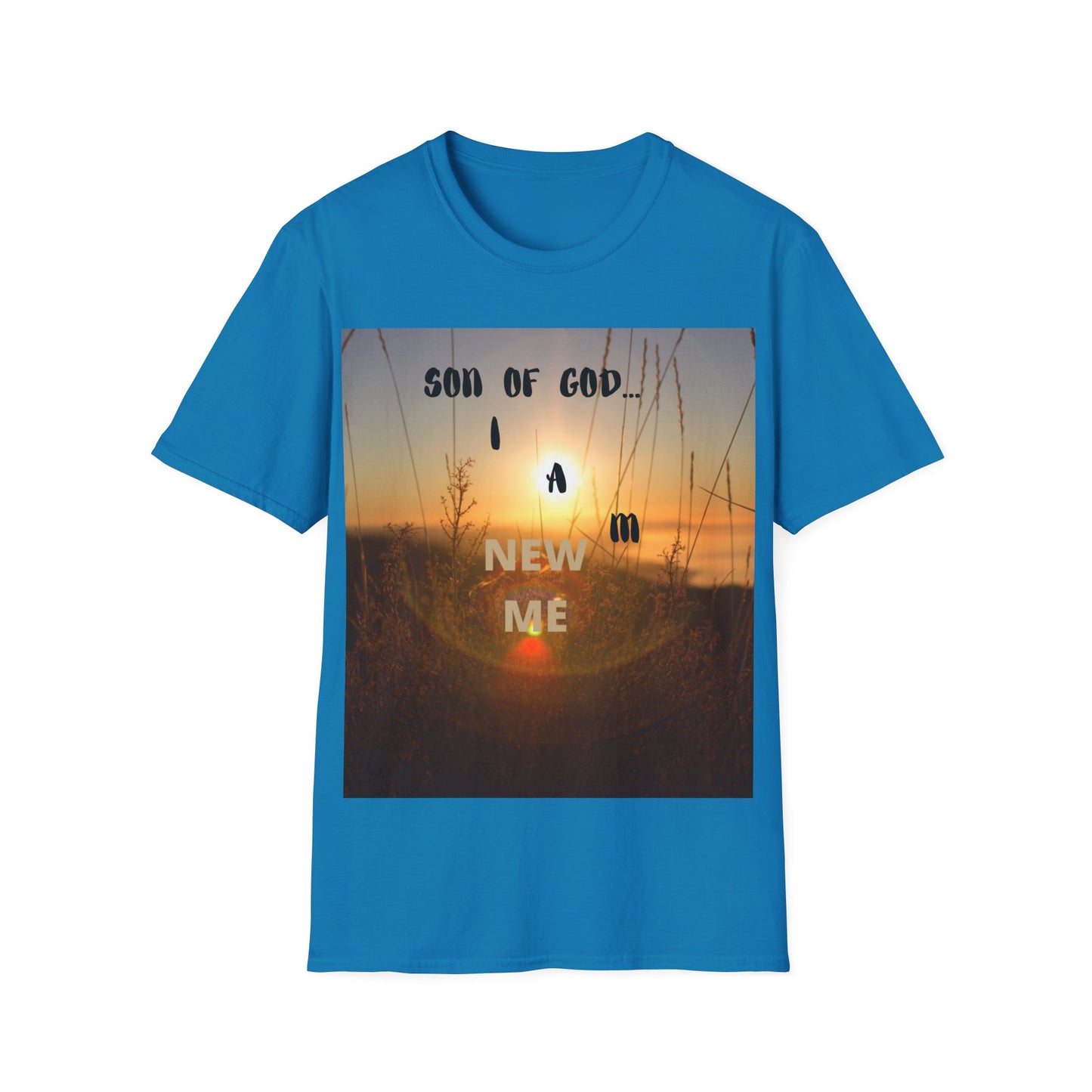 SON OF GOD I AM NEW ME Unisex Softstyle T-Shirt
