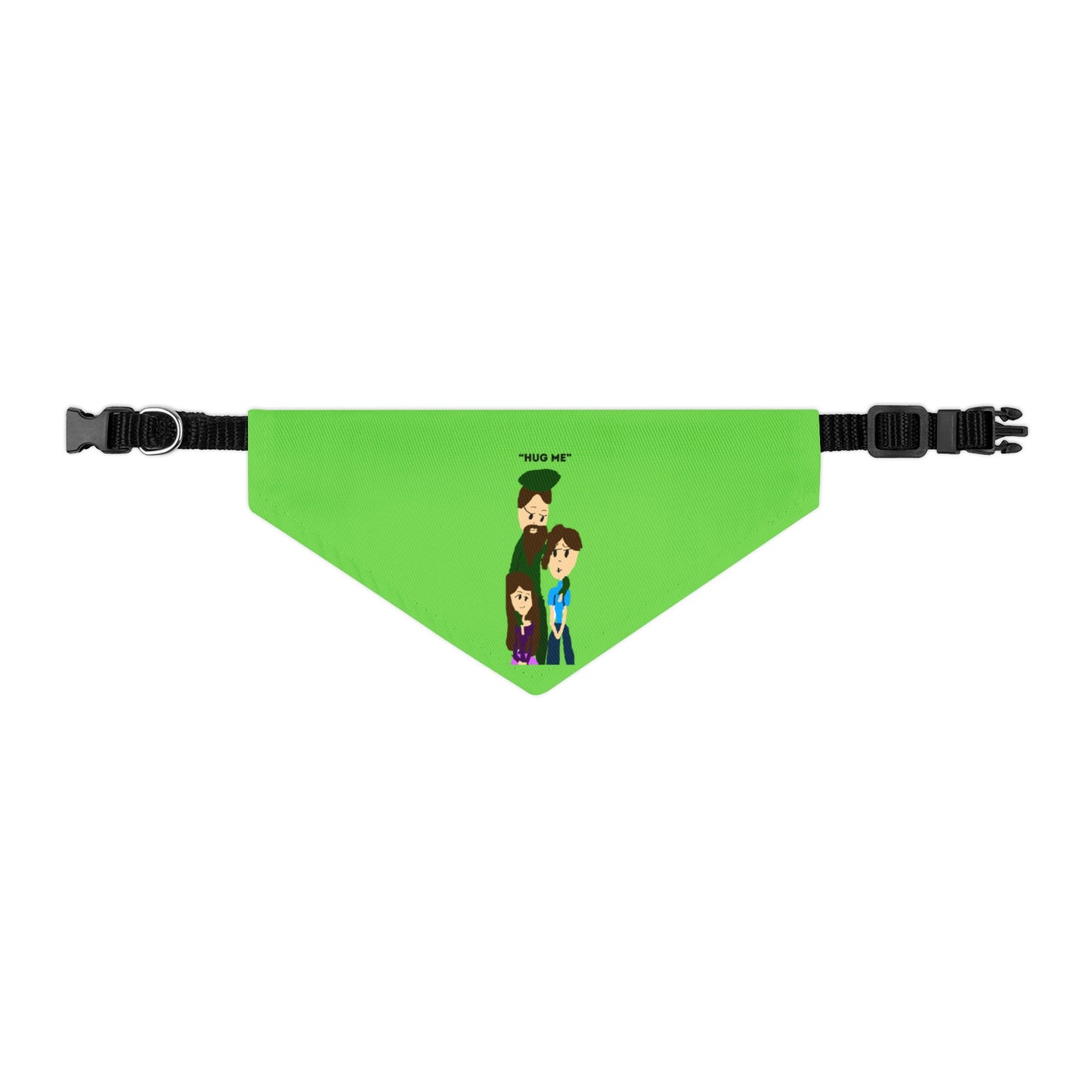 HUG ME ISAAC IDYER ARTS DESINGS Pet Bandana Collar
