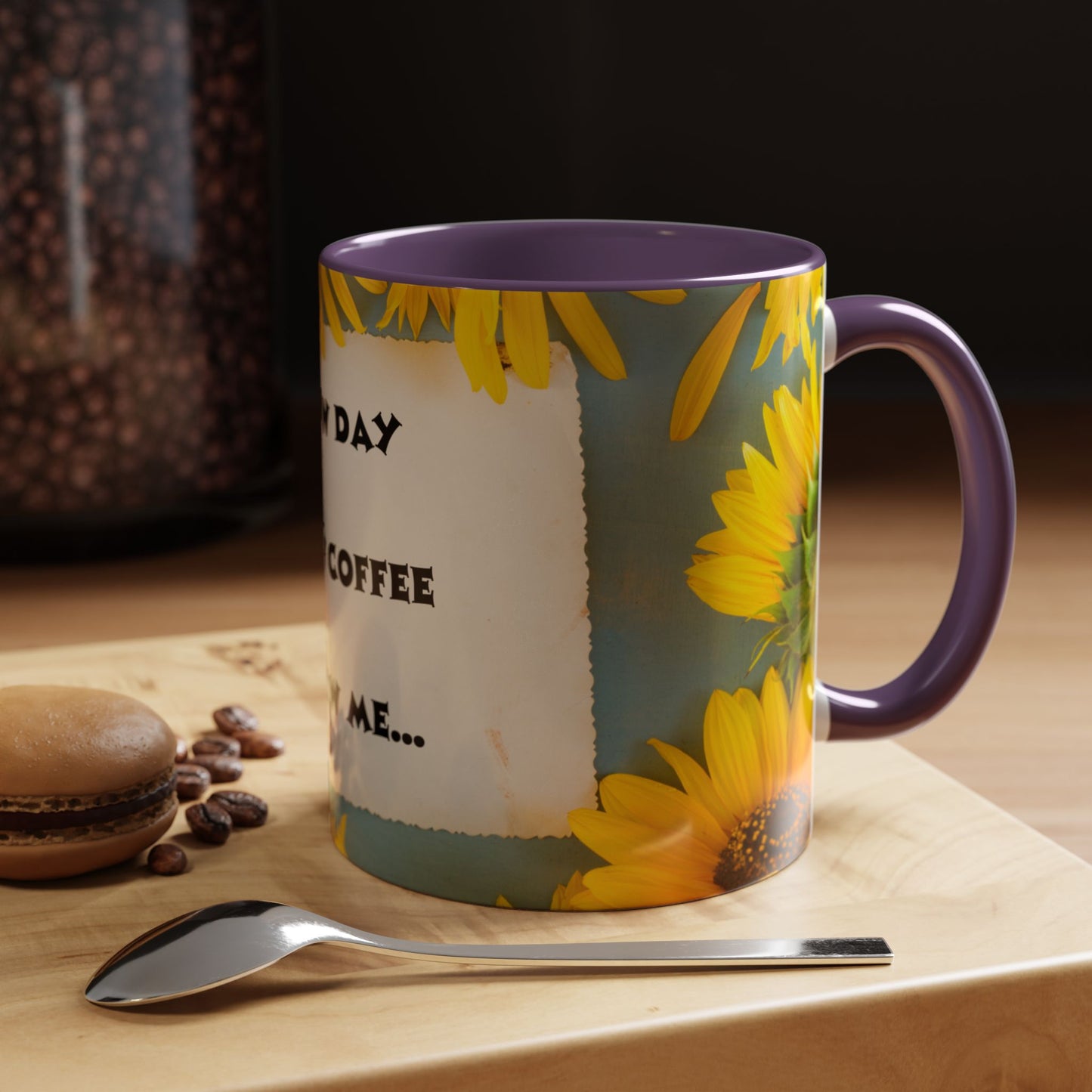 A NEW COFFEE A NEW DAY A NEW ME... Accent Coffee Mug, 11oz