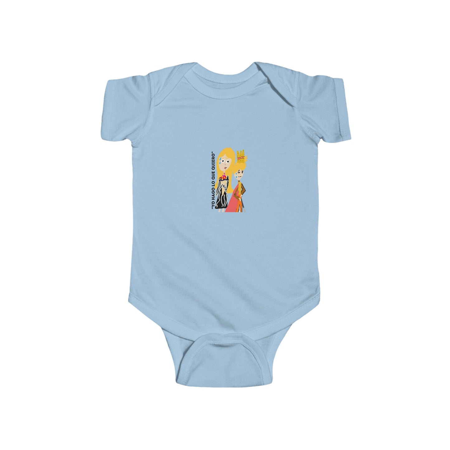 "YO HAGO LO QUE QUIERO" ISAAC IDYER ARTS DESINGS Infant Fine Jersey Bodysuit