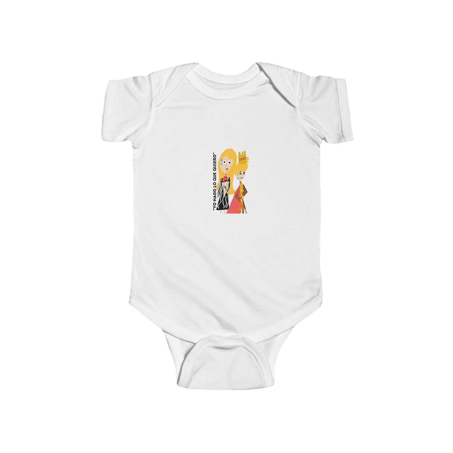 "YO HAGO LO QUE QUIERO" ISAAC IDYER ARTS DESINGS Infant Fine Jersey Bodysuit
