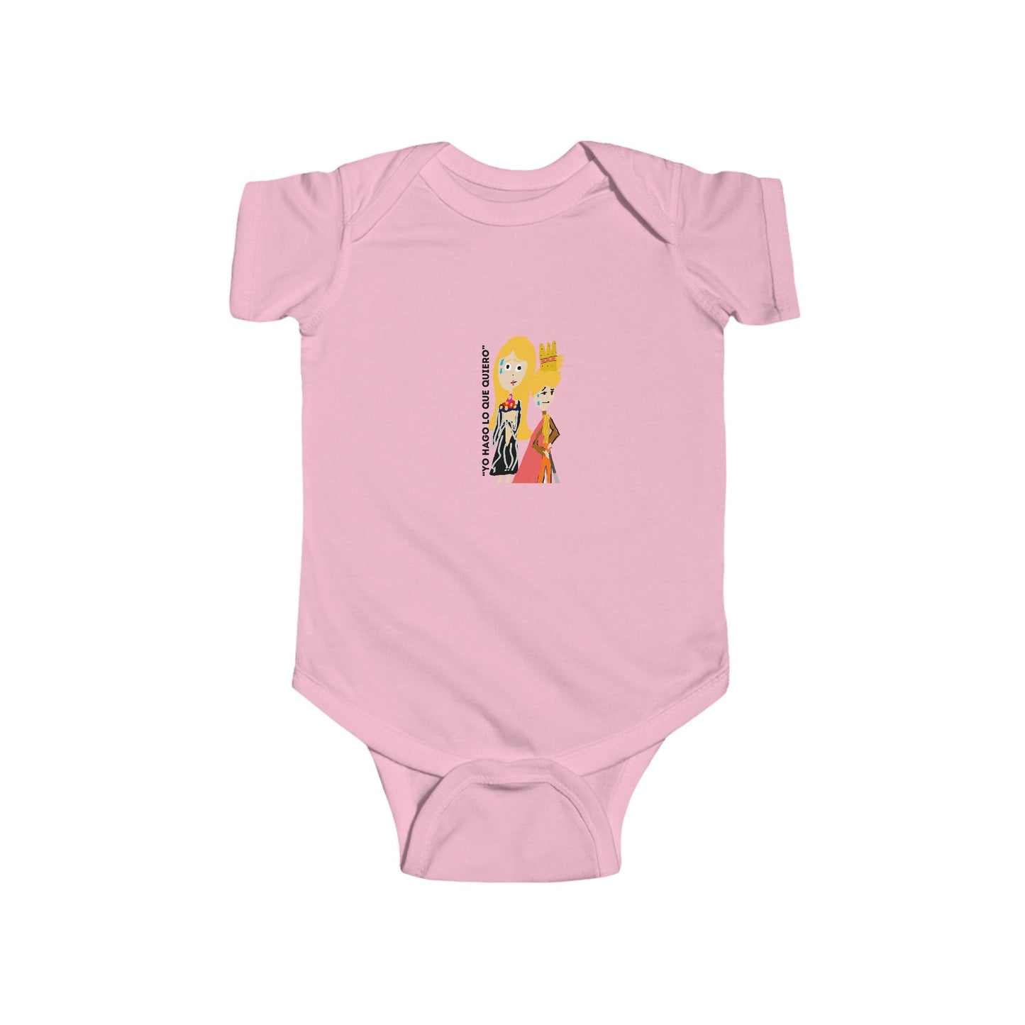 "YO HAGO LO QUE QUIERO" ISAAC IDYER ARTS DESINGS Infant Fine Jersey Bodysuit