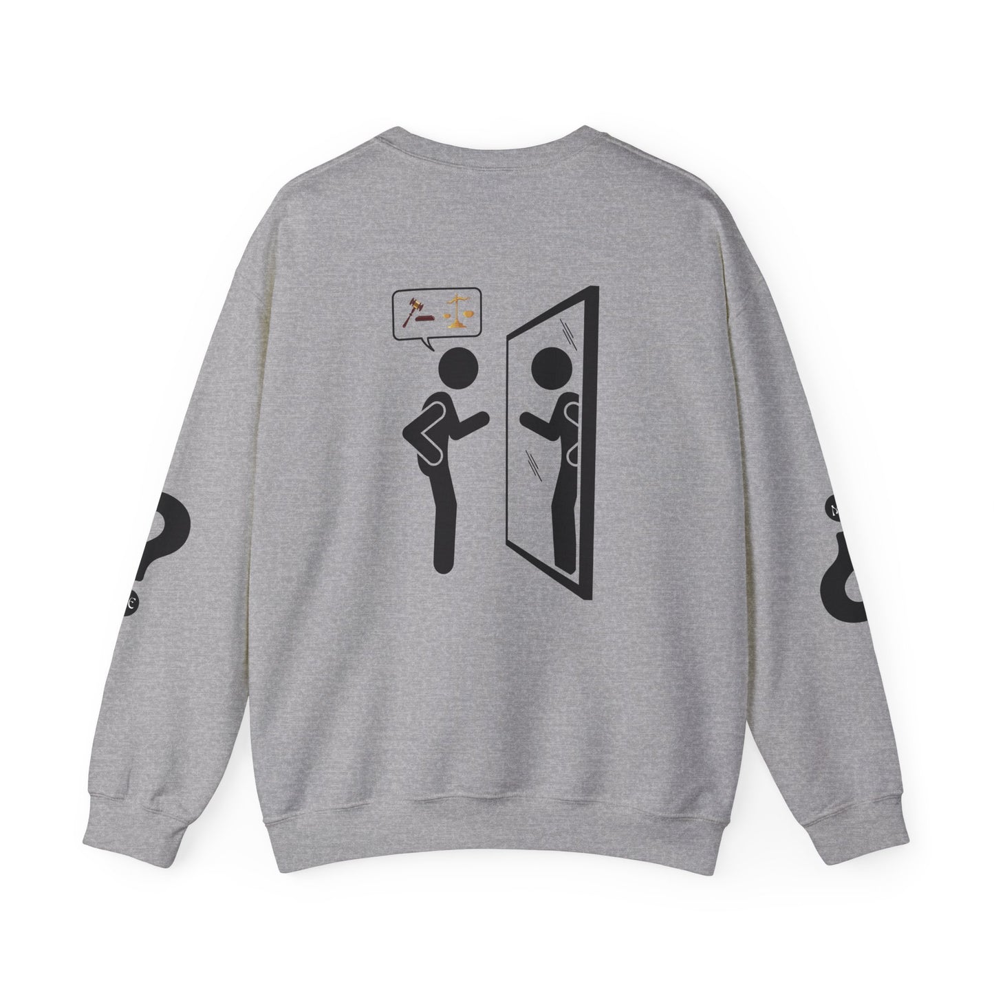 JUZGANDO Crewneck Sweatshirt | Casual Unisex Pullover, Gift for Friends, Comfortable Everyday Wear, Perfect for Birthdays