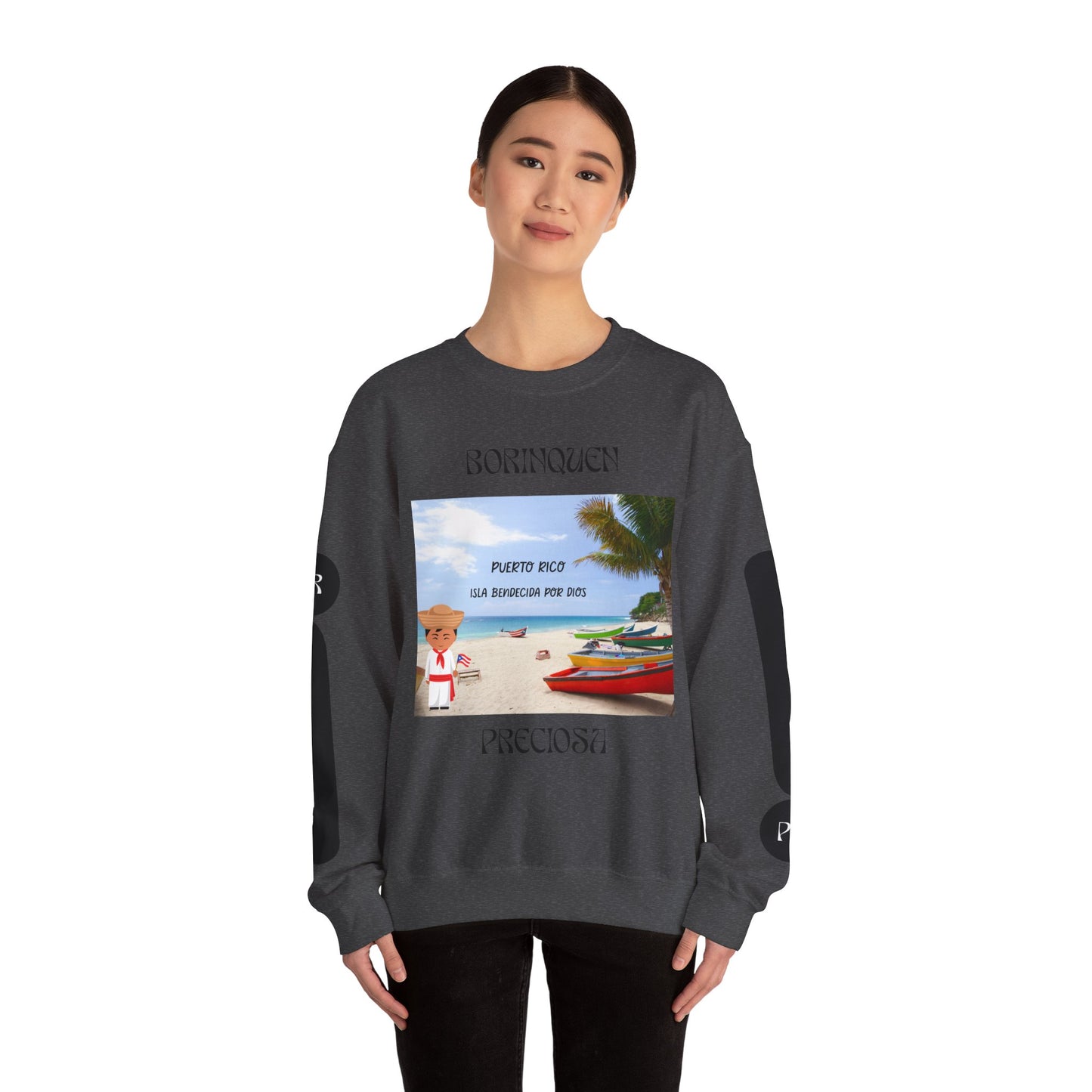 PUERTO RICO Unisex Heavy Blend™ Crewneck Sweatshirt