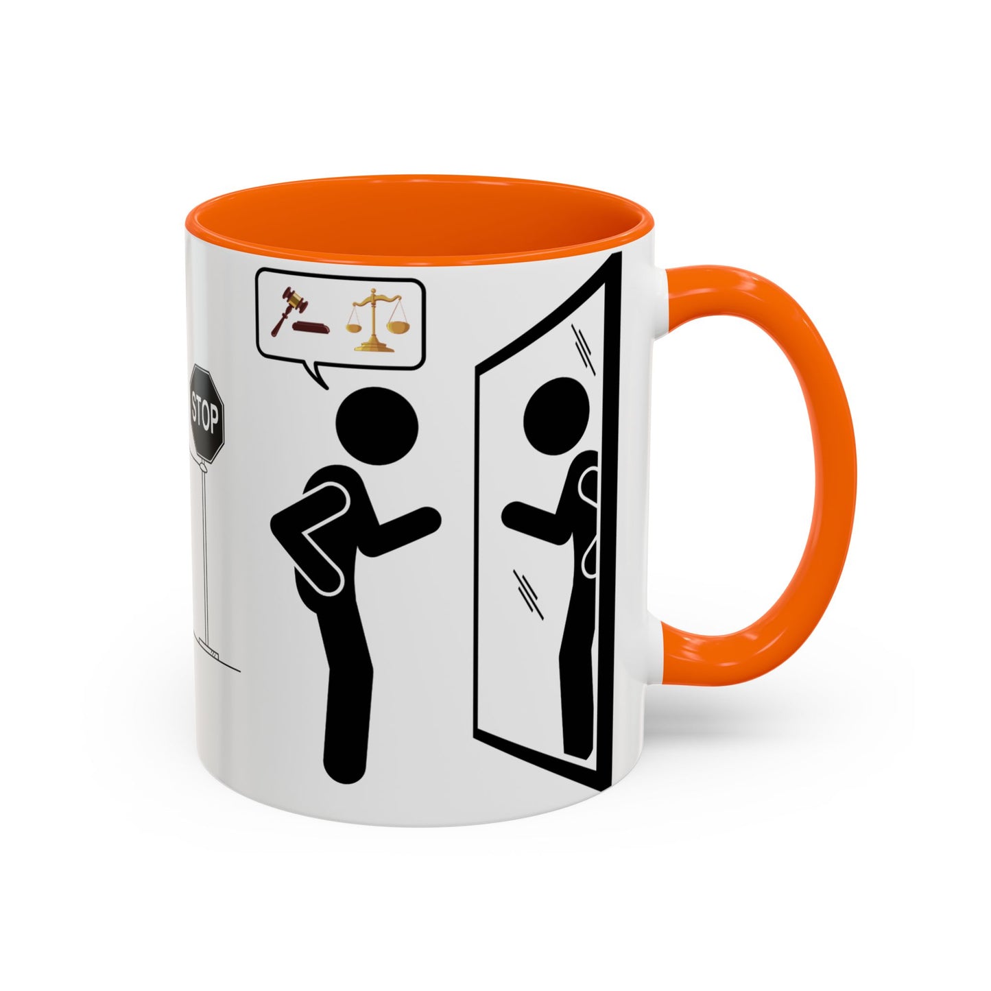 Judging Coffee Mug - 11 & 15oz Ceramic Drinkware for Funny Gift, Home Decor, Office Use, Tea Lovers, Unique Present