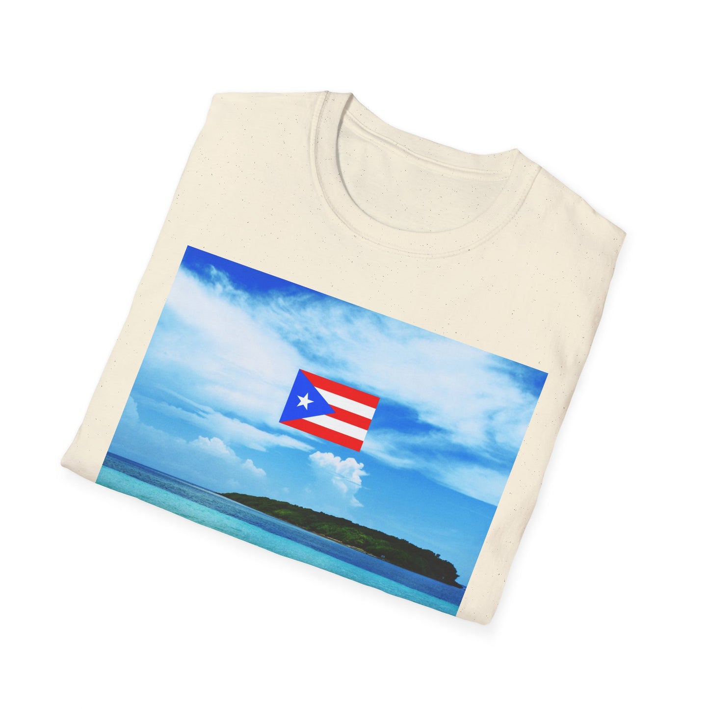 Puerto Rico Pride T-Shirt, Beach Vacation Tee, Unisex Graphic Shirt, Lighthouse Design, Caribbean Summer Wear