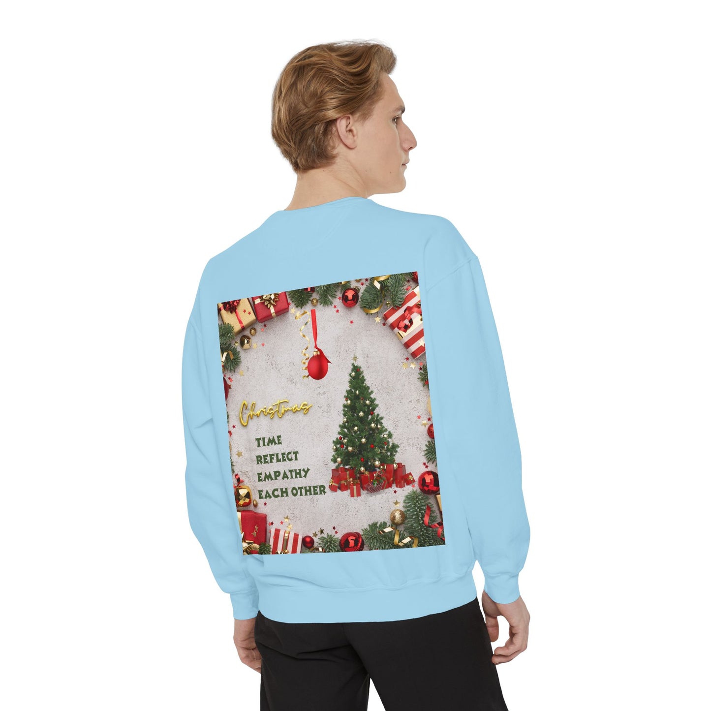 Cozy Holiday Sweatshirt - A New Life, New Hope, New Beginning, Christmas Gift, Unisex Apparel, Festive Wear, Winter Fashion