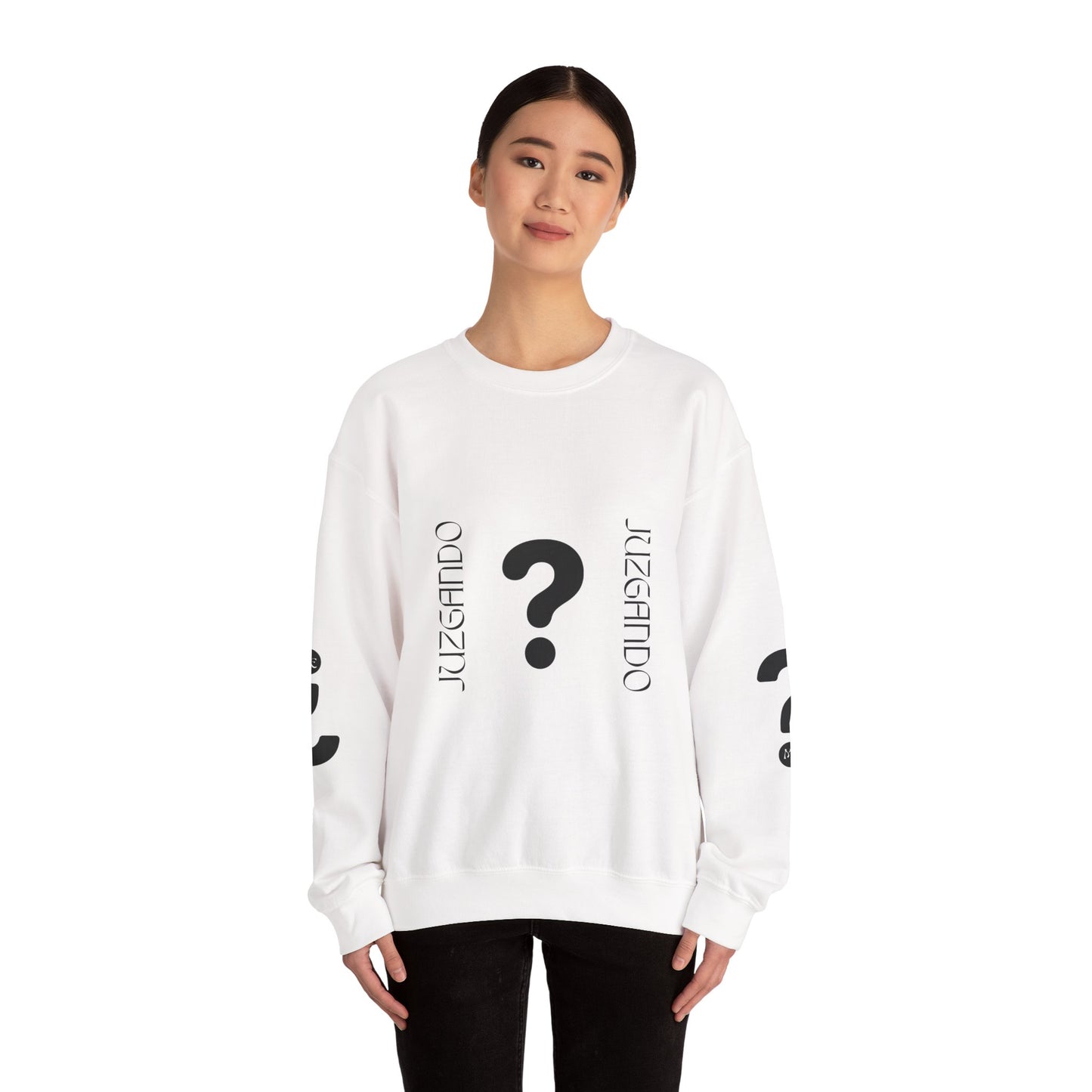 JUZGANDO Crewneck Sweatshirt | Casual Unisex Pullover, Gift for Friends, Comfortable Everyday Wear, Perfect for Birthdays