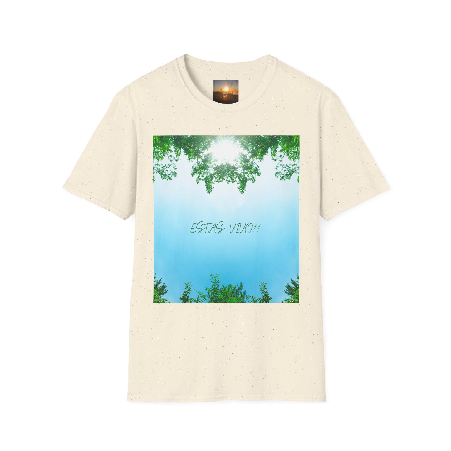 ESTAS VIVO? Serene Nature T-Shirt, Yoga Wear, Mindfulness Tee, Inspirational Shirt, Relaxation Gift, Unisex Summer Top