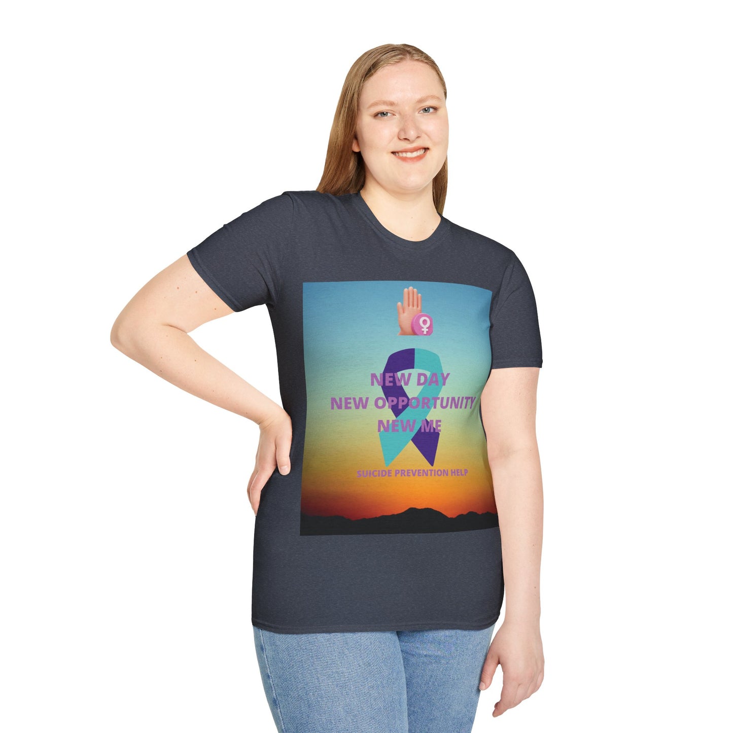 SUICIDE PREVENTION Unisex Softstyle T-Shirt