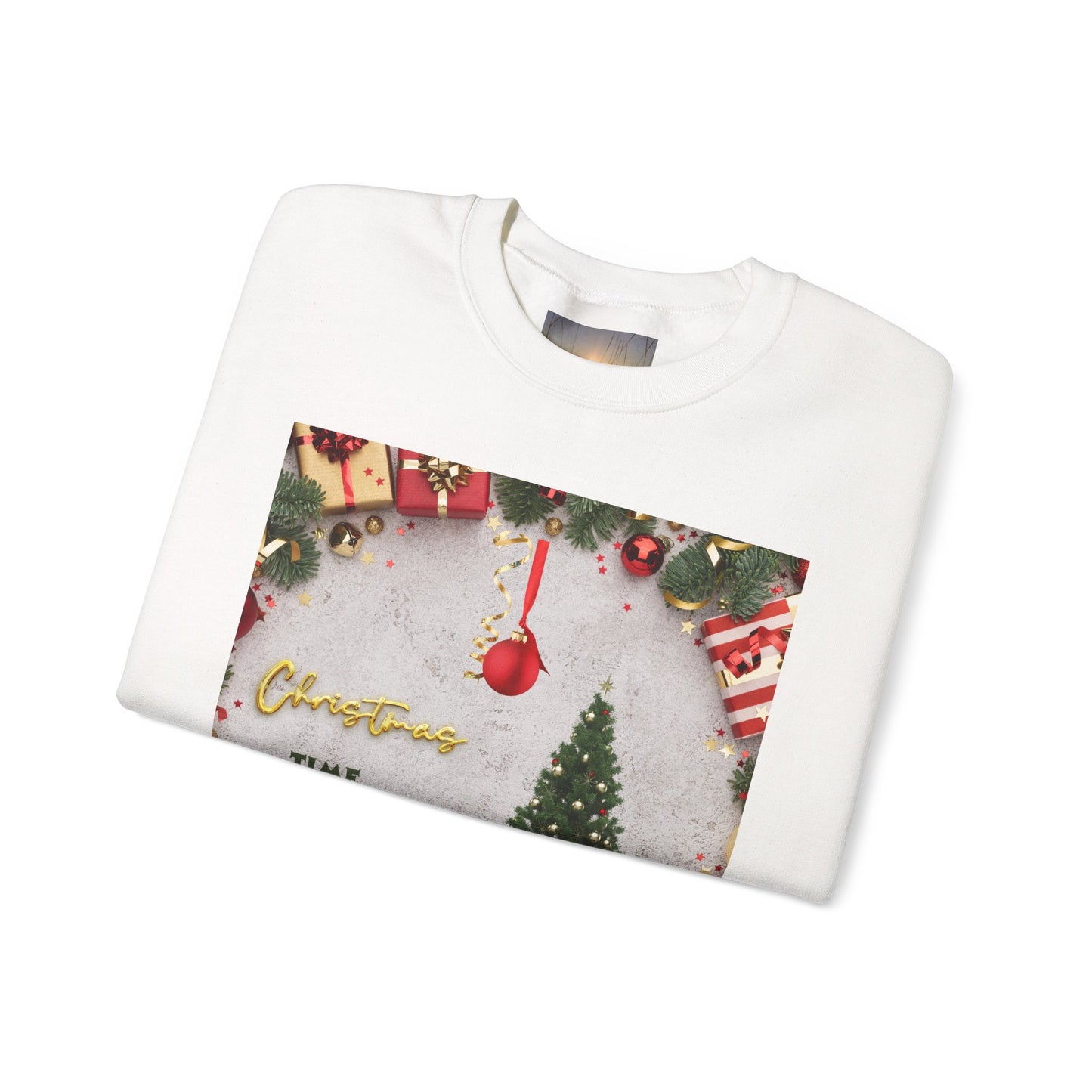 Cozy Christmas Sweatshirt - Reflect Empathy & Be A New You, Holiday Gift, Winter Fashion, Christmas Celebration, Unisex Crewneck