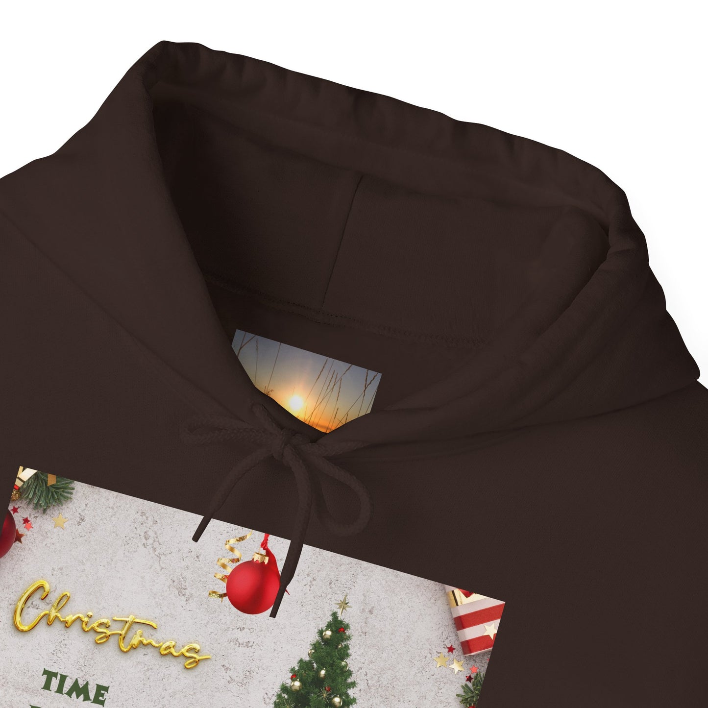 Christmas Vibe Hoodie, Festive Sweatshirt for Holiday Celebrations, Cozy Gift for Friends and Family, Unisex Winter Wear, Reflect Empathy