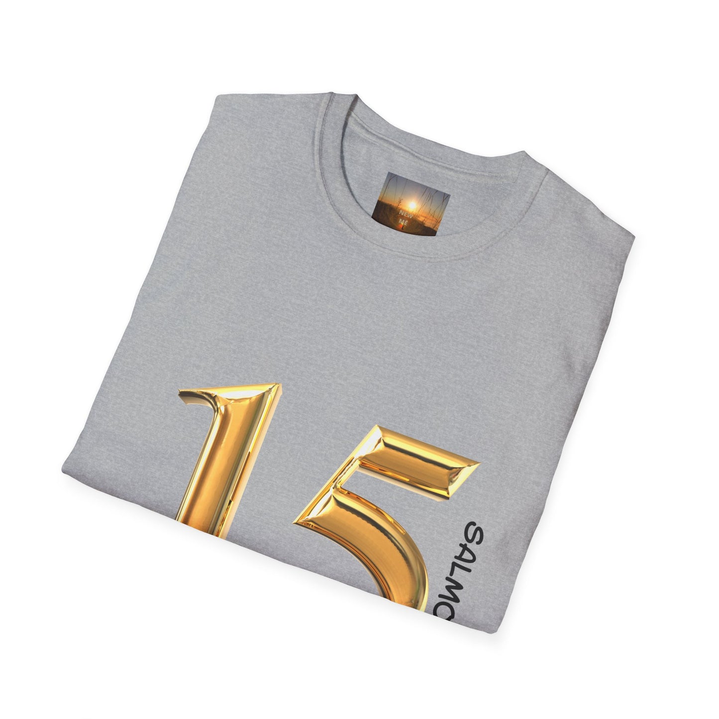 SALMOS 15 Inspirational T-Shirt, Unisex Softstyle Tee, Birthday Gift, Motivational Shirt, Soft Cotton Top, Unique Design