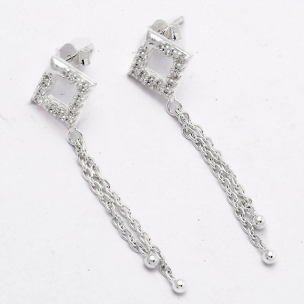 Dangling Chains Stud Earrings DGE1046