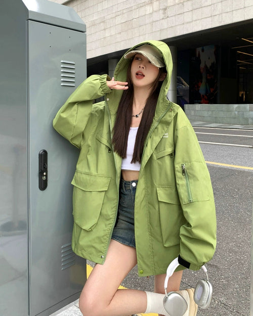 Coat for Women plus Size Waterproof Plus Size Ladies Casual Shell