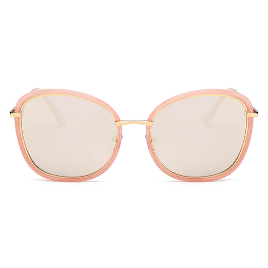 NEW ME IM BROOKVILLE | Women Round Cat Eye Oversize Sunglasses