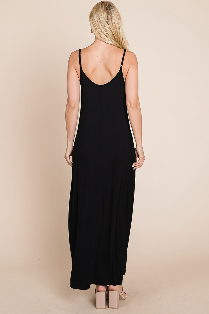 Light Cami Strap Pocketed Dress