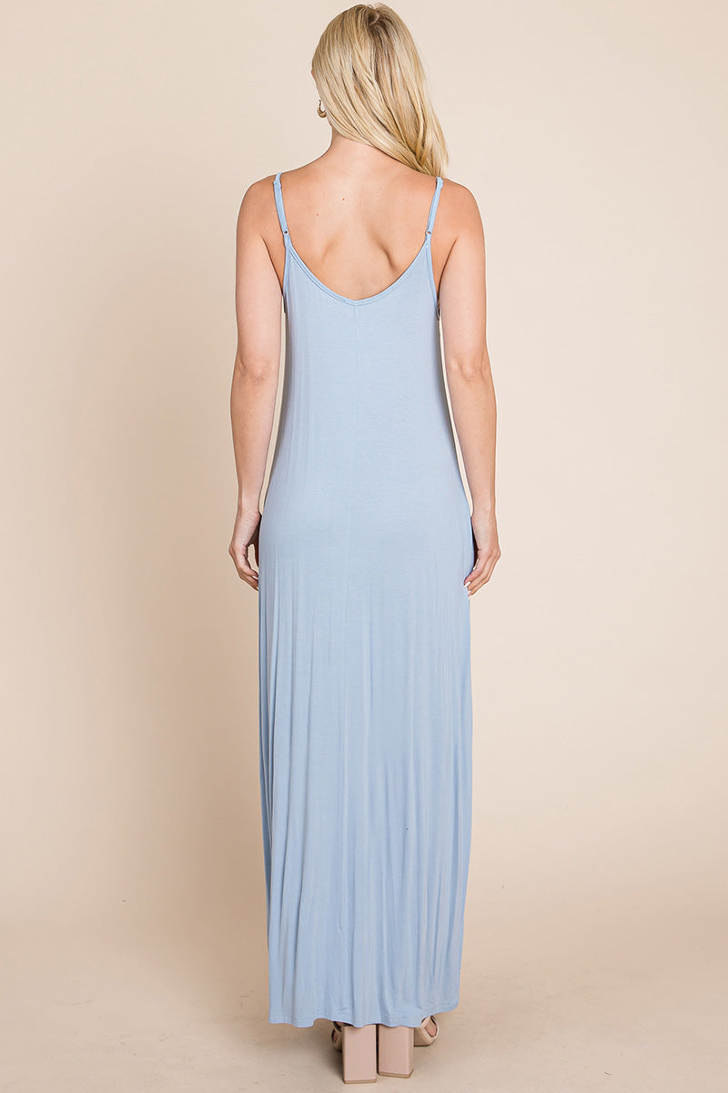 Light Cami Strap Pocketed Dress
