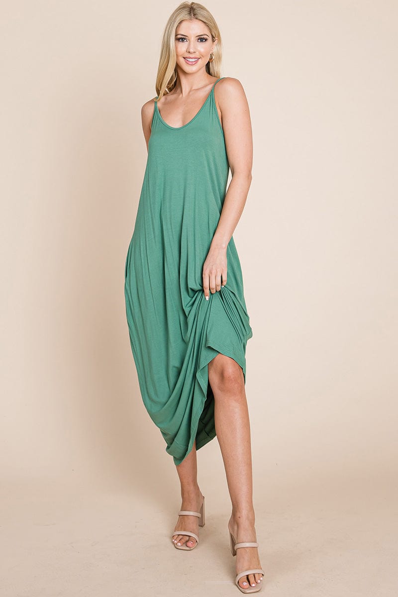 Light Cami Strap Pocketed Dress