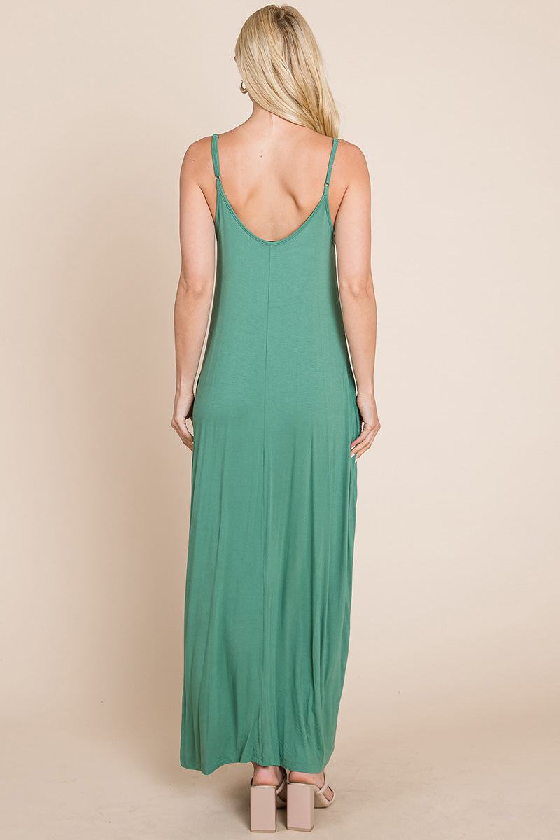 Light Cami Strap Pocketed Dress