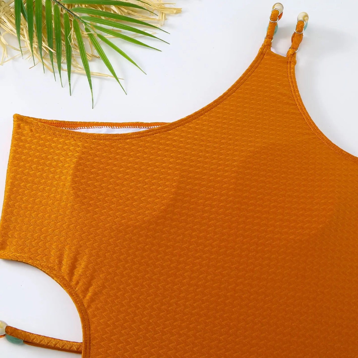Luxury One Shoulder one Piece swimsuit