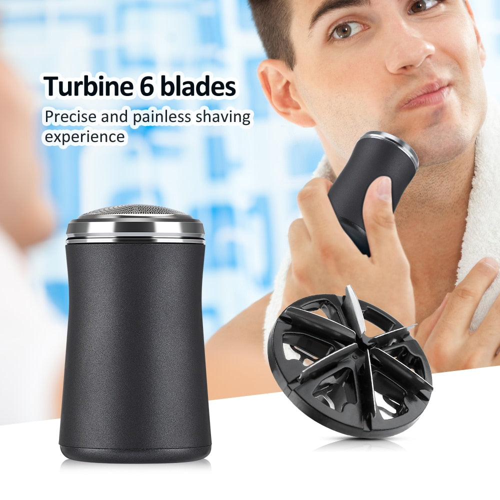 Pocket Size Electric Razor Washable Electric Shaver Rechargeable