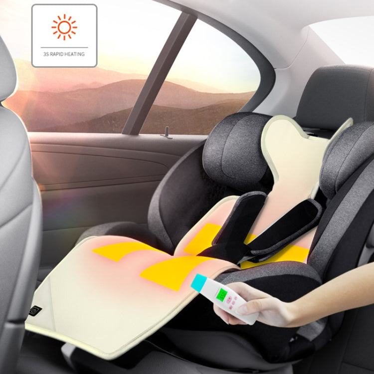 Car USB Heated Seat Cushion Winter Plush Child Seat Pad, Size: