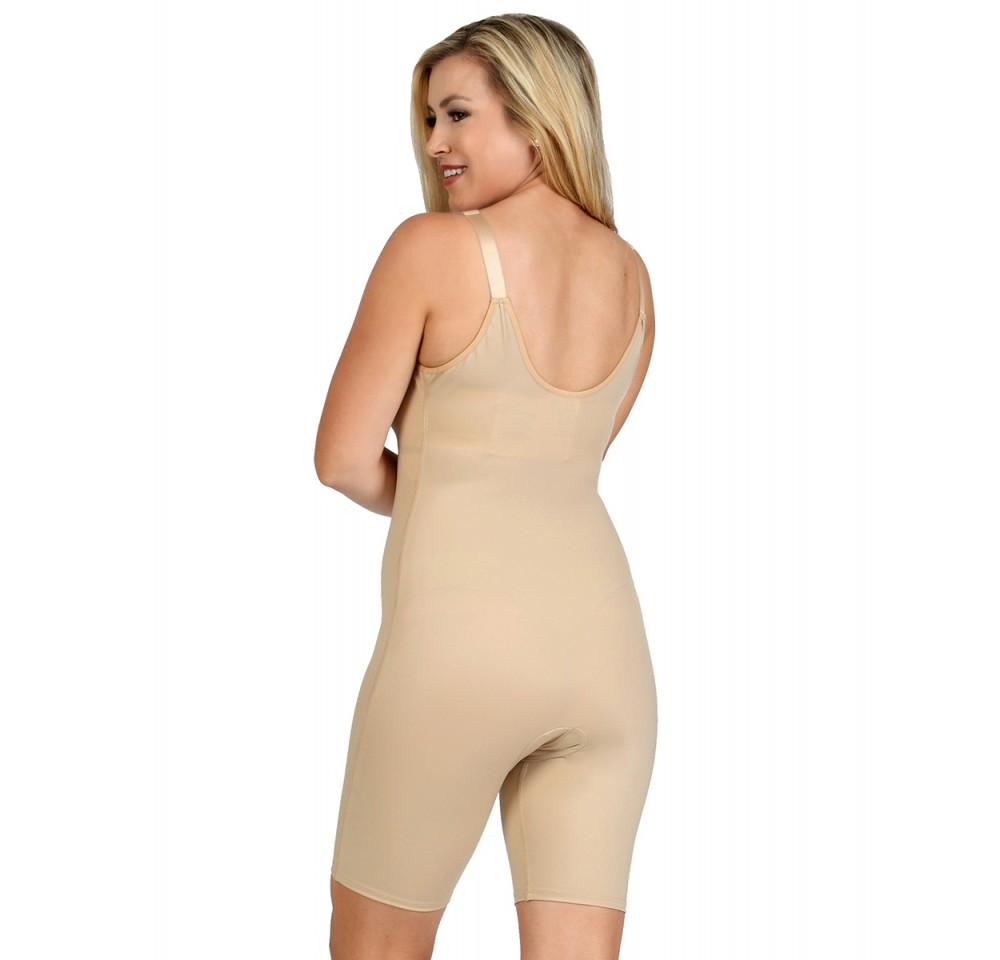 InstantFigure Plus Size Underbust Bodyshorts W/Bra Straps WBSS016C
