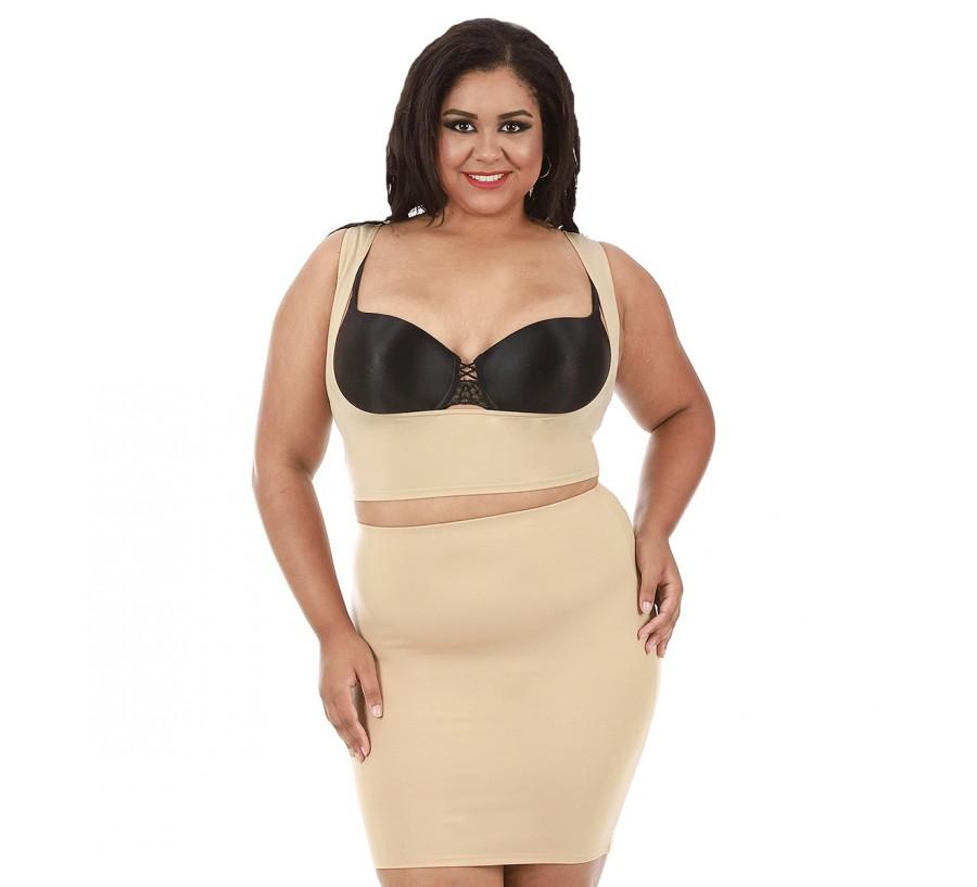 Plus Size Shapewear Slip Skirt