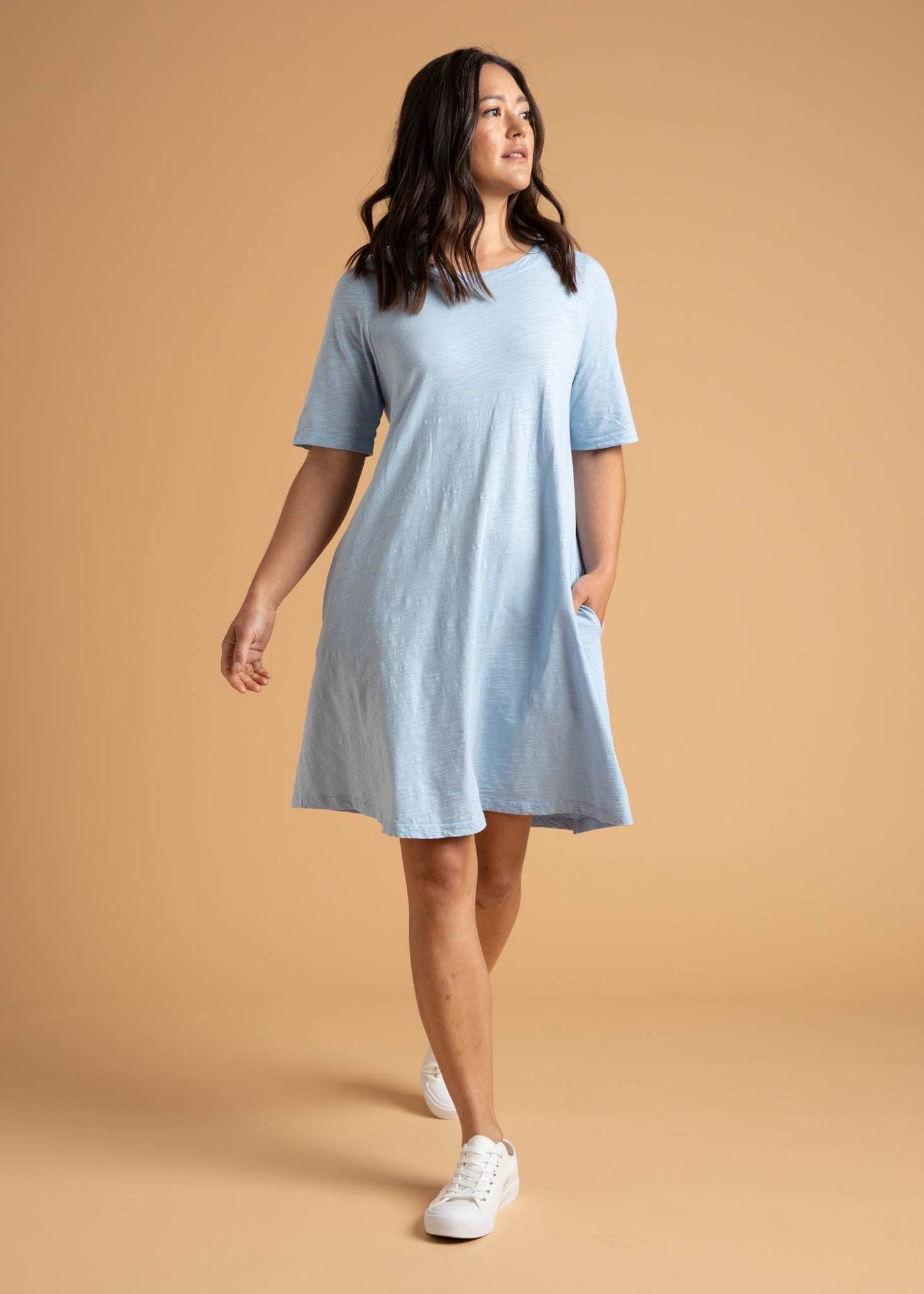 Good Tee Dress - Sky