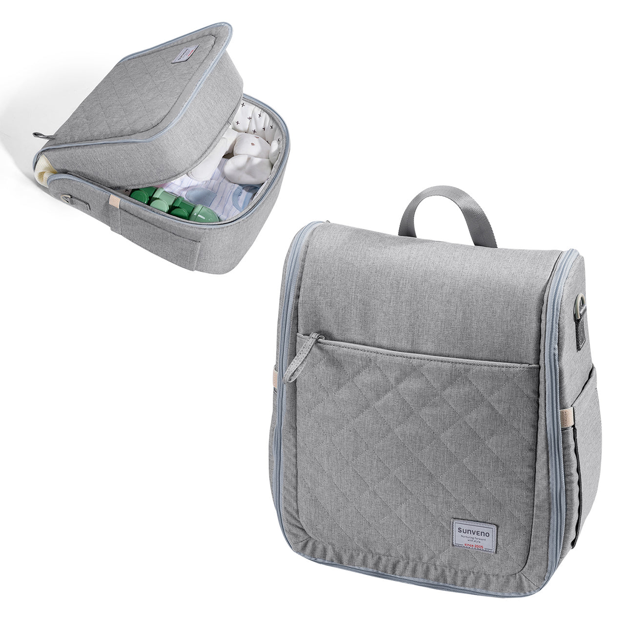 NEW ME IM Portable Baby Diaper Bag Backpack with Changing Pad