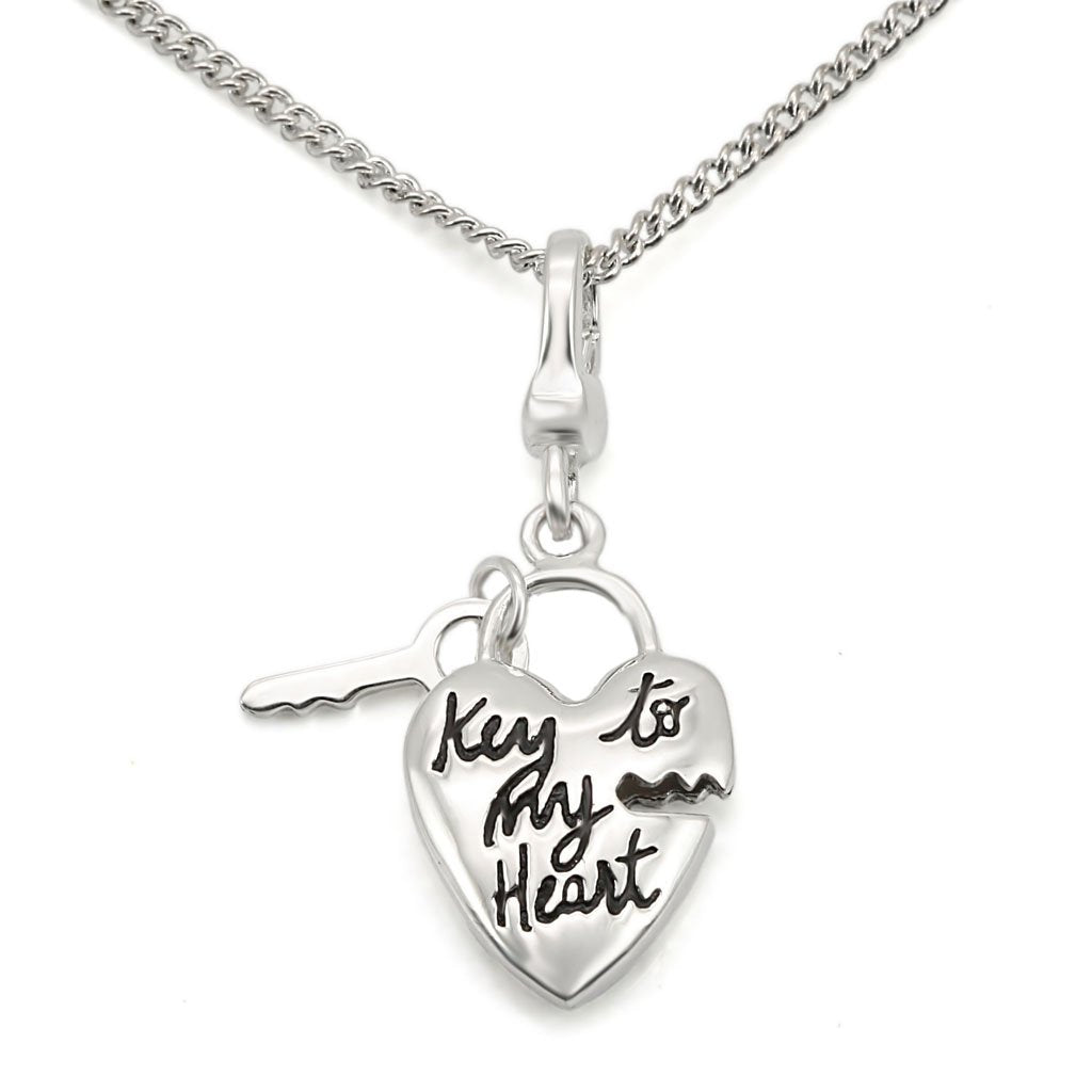 Silver 925 Sterling Silver Chain Pendant with No Stone