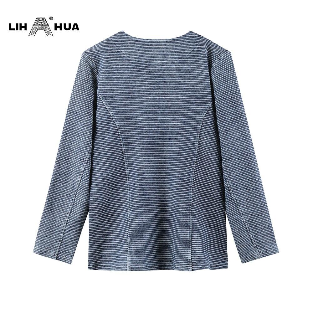Women's Plus Size Casual Fashion Denim Jacket Premium Stretch Knitted
