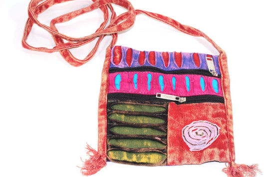 NEW ME IM Spiral Cross Body Patchwork Passport Bag