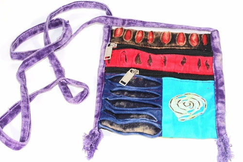 NEW ME IM Spiral Cross Body Patchwork Passport Bag