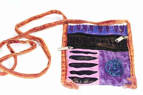 NEW ME IM Spiral Cross Body Patchwork Passport Bag