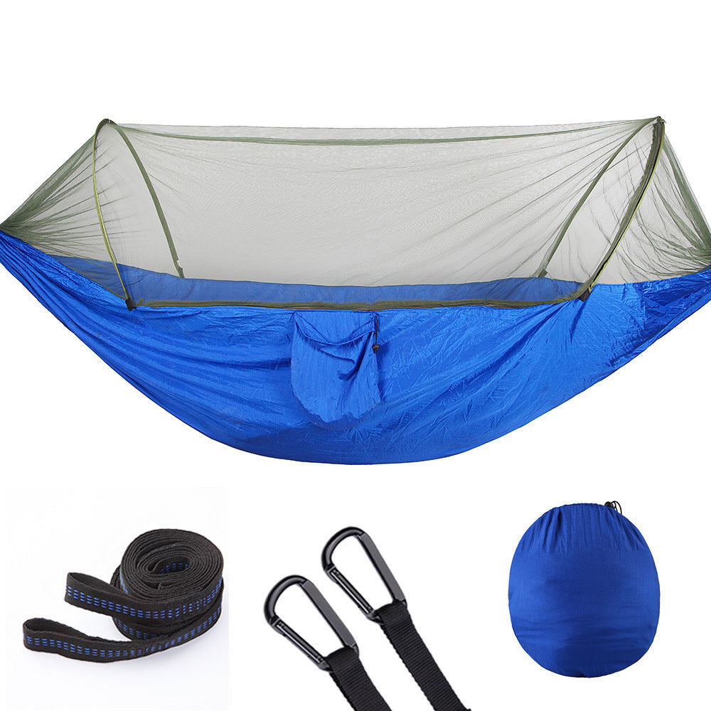 NEW ME IM Fully Automatic Quick Opening Hammock with Mosquito Net