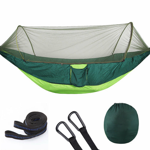 NEW ME IM Fully Automatic Quick Opening Hammock with Mosquito Net