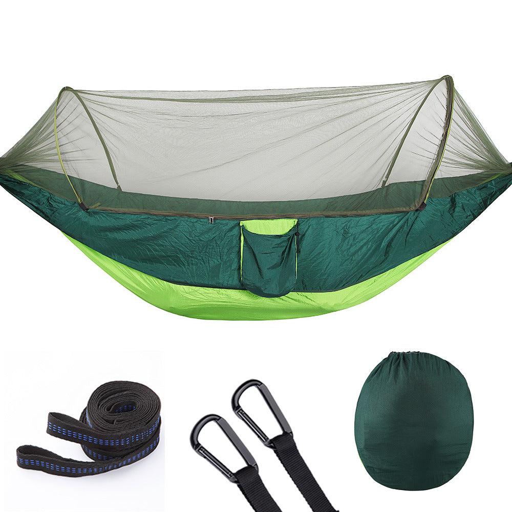 NEW ME IM Fully Automatic Quick Opening Hammock with Mosquito Net