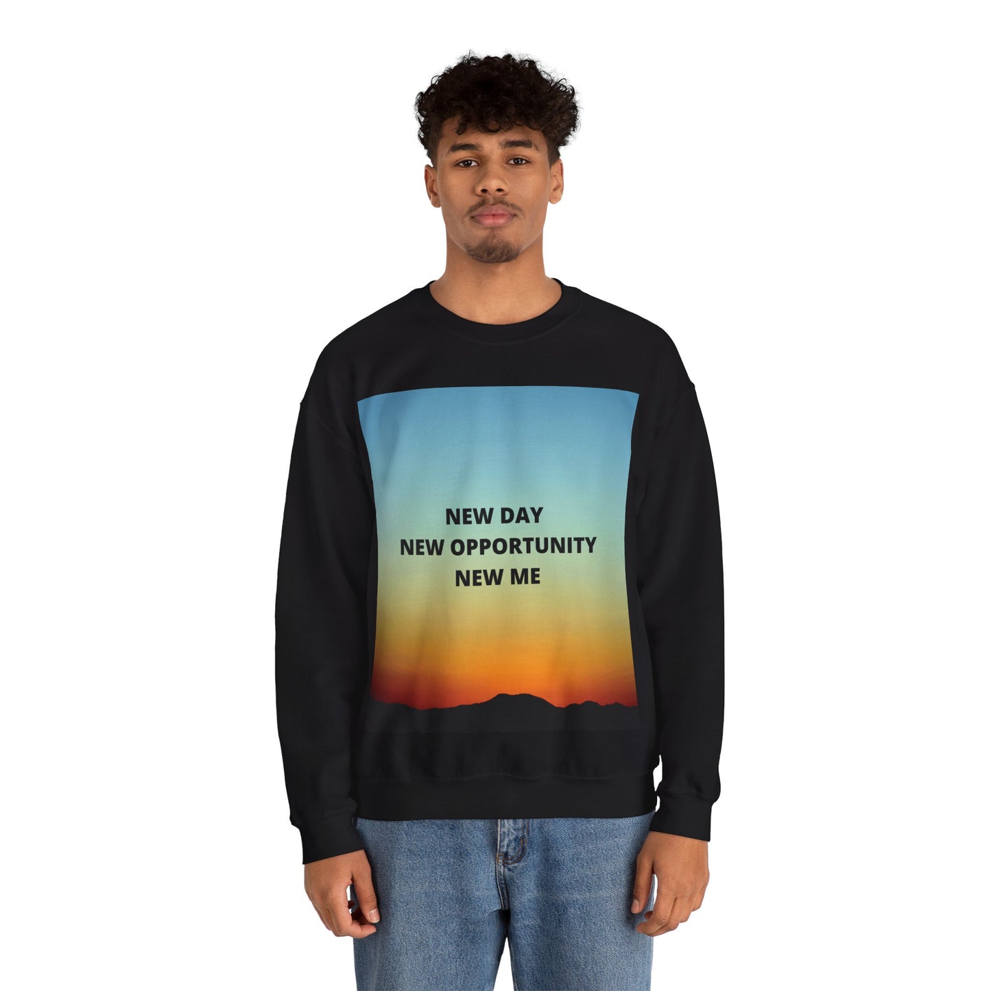 NEW DAY NEW OPPORTUNITY NEW ME Unisex Heavy Blend™ Crewneck Sweatshirt