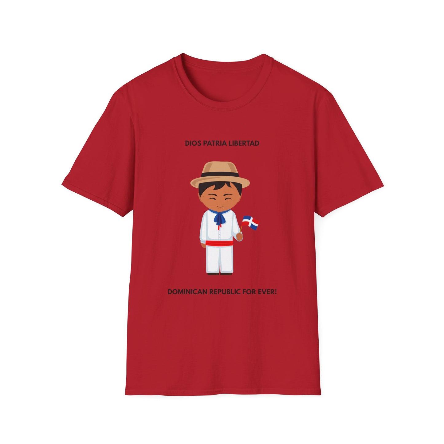 Dominican Republic Forever T-Shirt | Cultural Pride Tee, Unisex Softstyle Shirt, Vacation Apparel, Caribbean Pride, Travel Gift