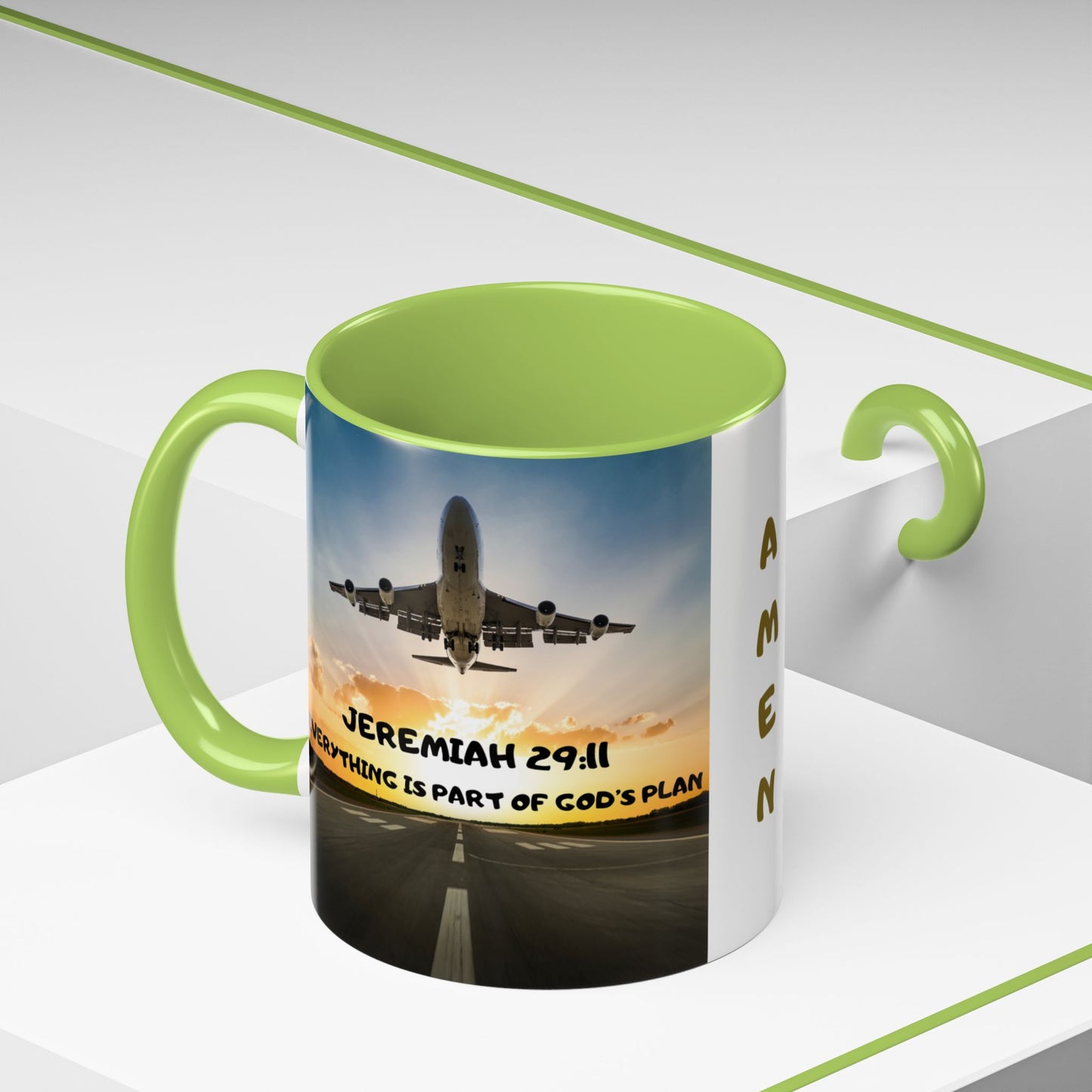 Matthew 28:20 Coffee Mug – "I’m With You Always" Inspirational Christian Accent Mug