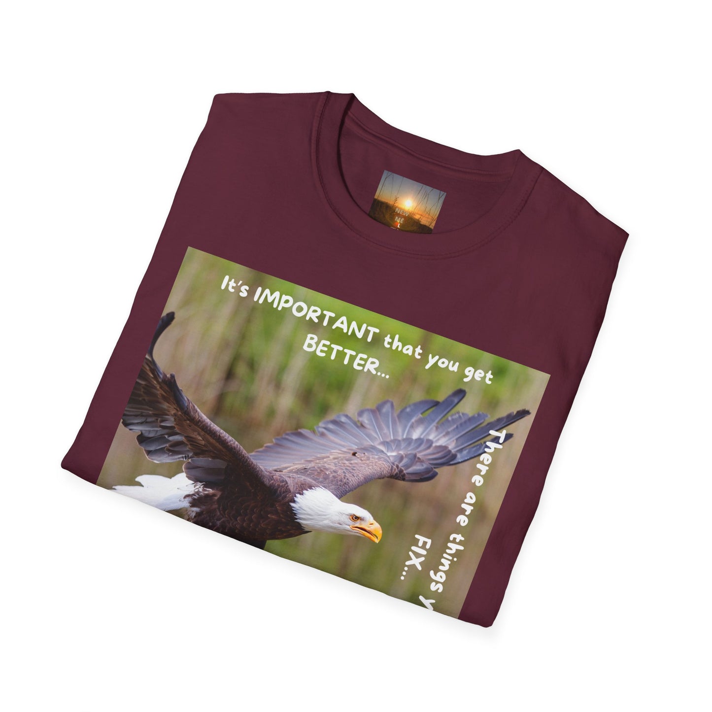 YOU CAN CHANGE/BE BETTER Motivational Eagle T-Shirt | Inspirational Gift for Nature Lovers, Positive Quote Tee, Unisex Softstyle Shirt, Eagle Graphic Tee, [...]