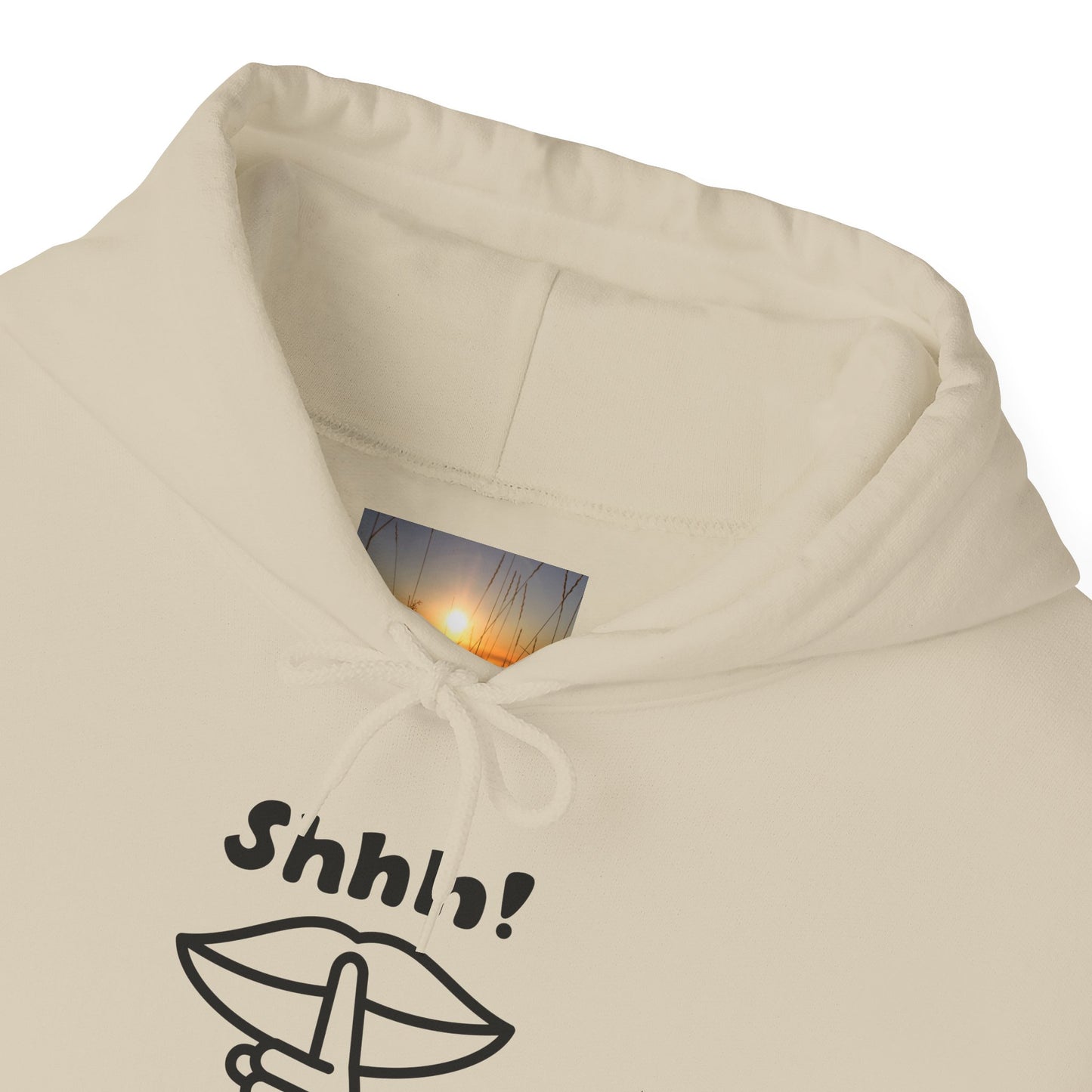 Shhh! Funny Unisex Hooded Sweatshirt, Cozy Hoodie for Introverts, Ideal Gift for Friends and Family, Perfect for Casual Wear, [...]