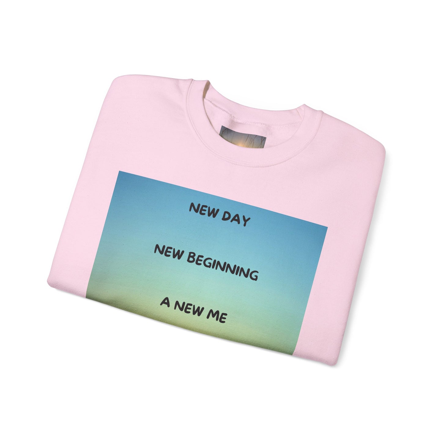 NEW DAY NEW BEGINNING A NEW ME Crewneck Sweatshirt - New Day, New Beginning, A New Me, Motivational Apparel, Cozy Gift for Her, Affirmation Sweater, [...]