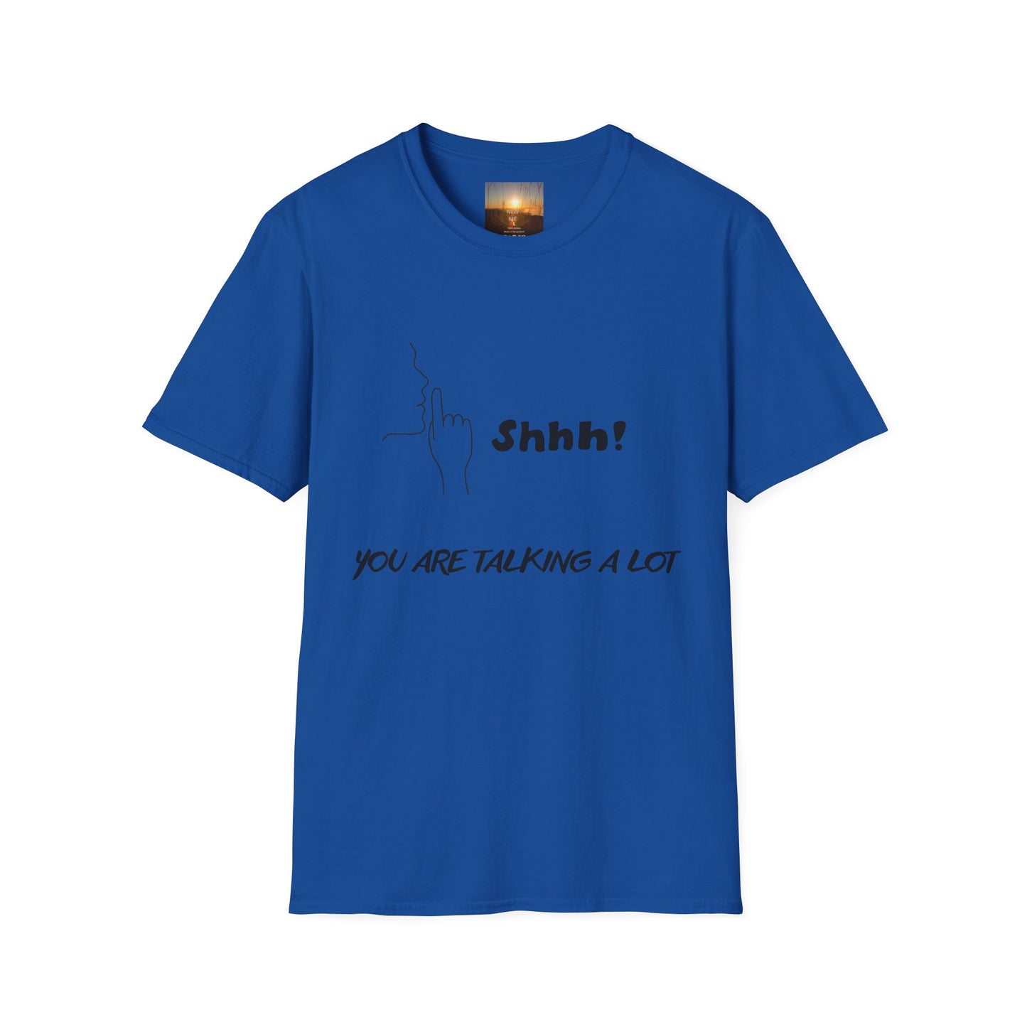 SILENCE Unisex Funny Quote T-Shirt: Shhh! You Are Talking A Lot, Silence I'm A New Me, Trendy Graphic Tee for Quirky Gifts, Comfortable Casual [...]