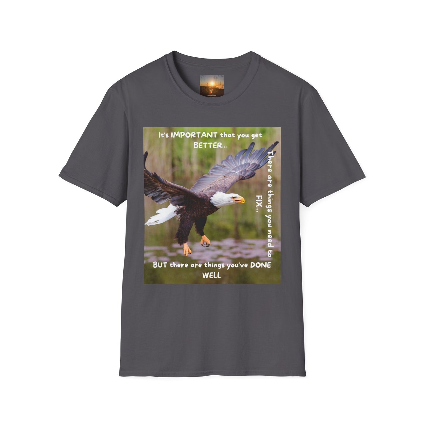 YOU CAN CHANGE/BE BETTER Motivational Eagle T-Shirt | Inspirational Gift for Nature Lovers, Positive Quote Tee, Unisex Softstyle Shirt, Eagle Graphic Tee, [...]