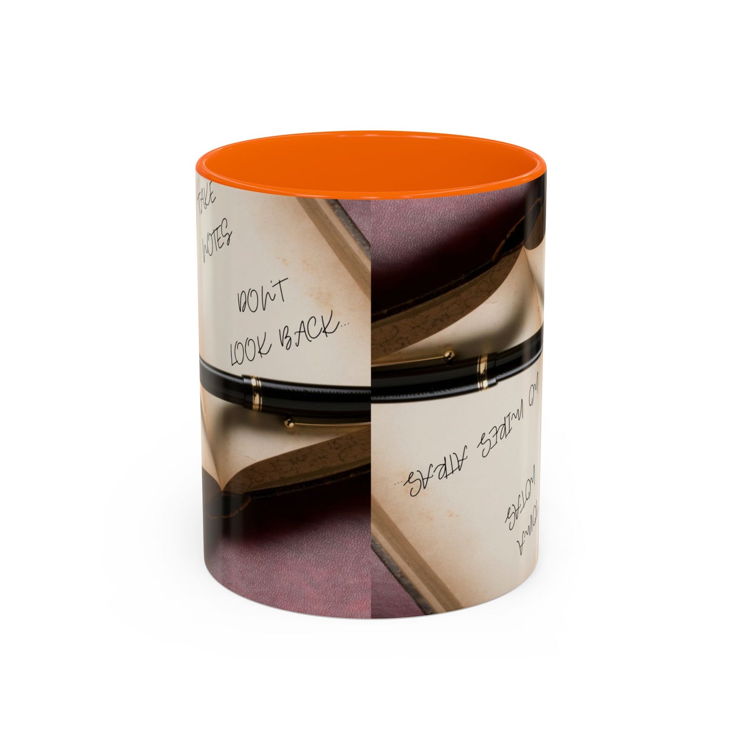 TURN THE PAGE NO TE DETENGAS Inspirational Accent Coffee Mug - Motivational Quotes, Perfect for Home or Office, Gift for Friends, Encouragement, Self-care